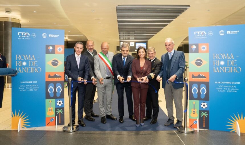 Η ITA Airways εγκαινιάζει την πτήση Ρίο ντε Τζανέιρο-Ρώμη