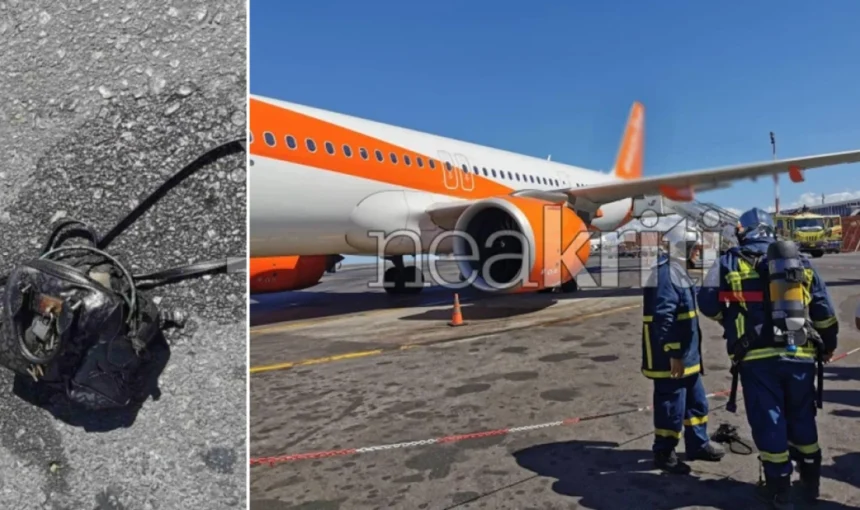 Εξερράγησαν power bank και ηλεκτρονικό τσιγάρο σε αεροσκάφος στο αεροδρόμιο Ηρακλείου