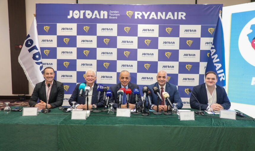 Η Ryanair επεκτείνει το χειμερινό της δίκτυο στην Ιορδανία με 18 νέα δρομολόγια