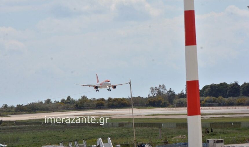 Πρεμιέρα της τουριστικής σεζόν στη Ζάκυνθο με πτήση από Μάντσεστερ
