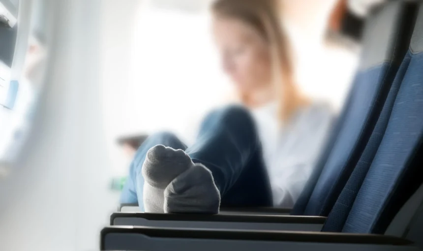 Γιατί οι μαύρες κάλτσες μπορεί να δημιουργήσουν πρόβλημα στις πτήσεις