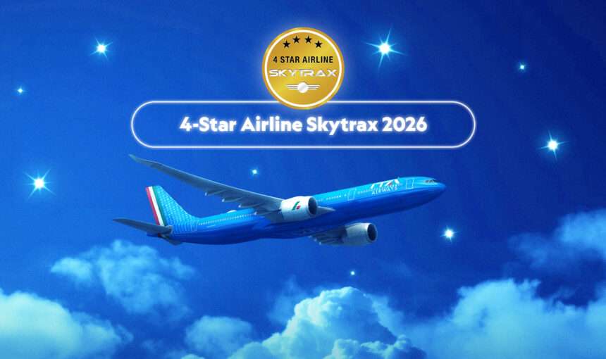 Η ITA Airways διατηρεί την αξιολόγηση 4 αστέρων από τη Skytrax για το 2026