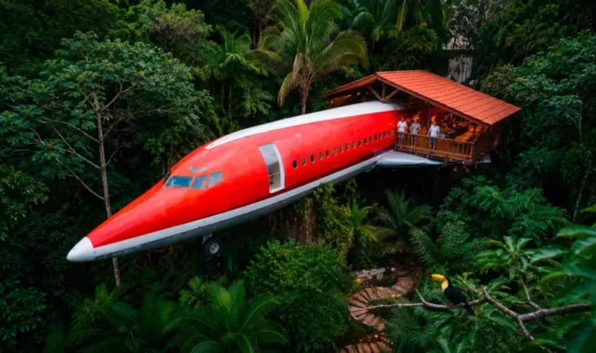 Το Boeing 727 που έγινε ξενοδοχείο πάνω από τη ζούγκλα