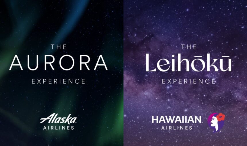 Alaska Airlines και Hawaiian Airlines παρουσιάζουν τα Aurora και Leihōkū